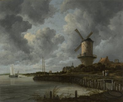 Die Windmühle in Wijk Duurstede, ca. 1668-70 von Jacob van Ruisdael